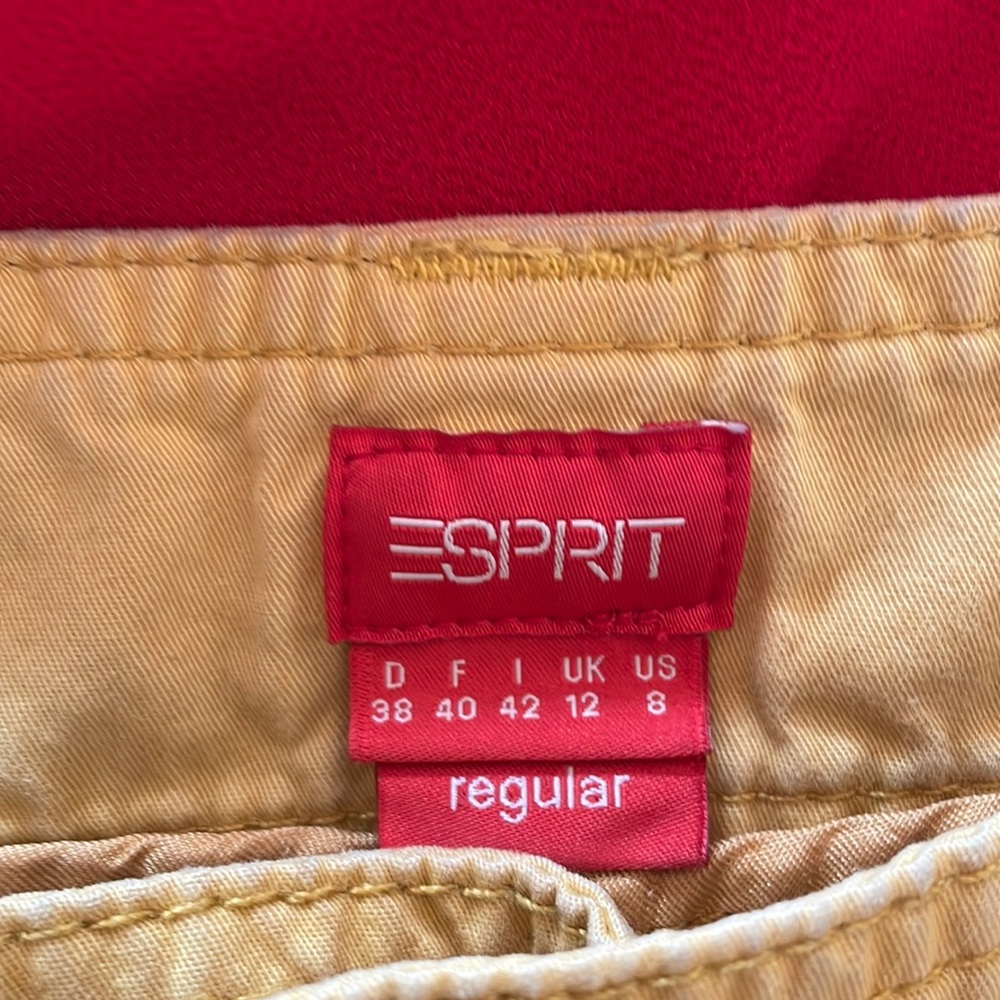 German Espirit pants in mustard yellow